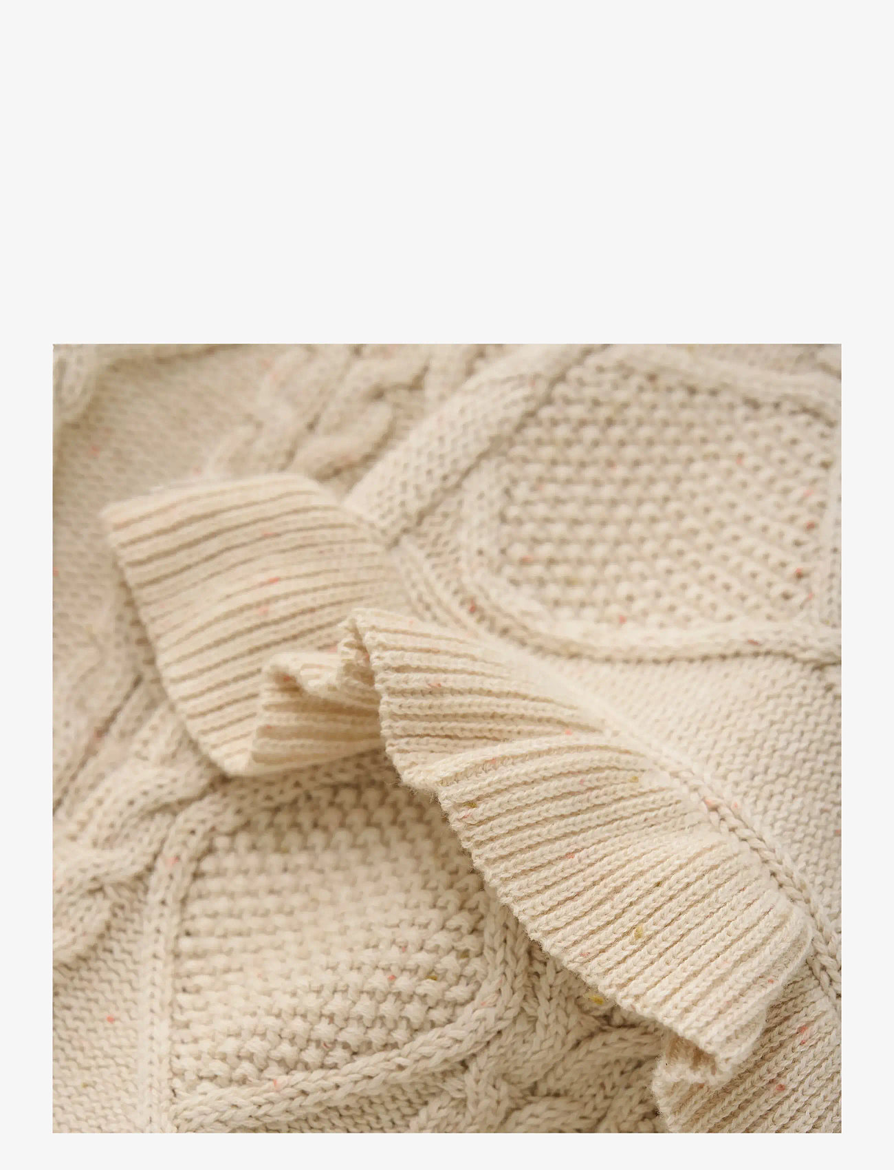 Daily 7 - Knitted Sweater Nappy - stickade tröjor - off white - 3