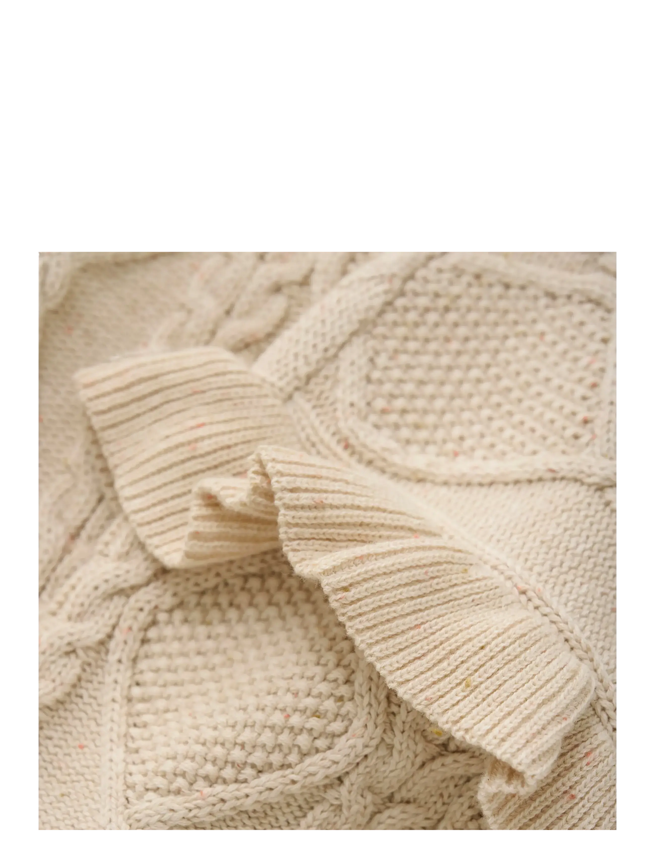 Daily 7 - Knitted Sweater Nappy - trøjer - off white - 3