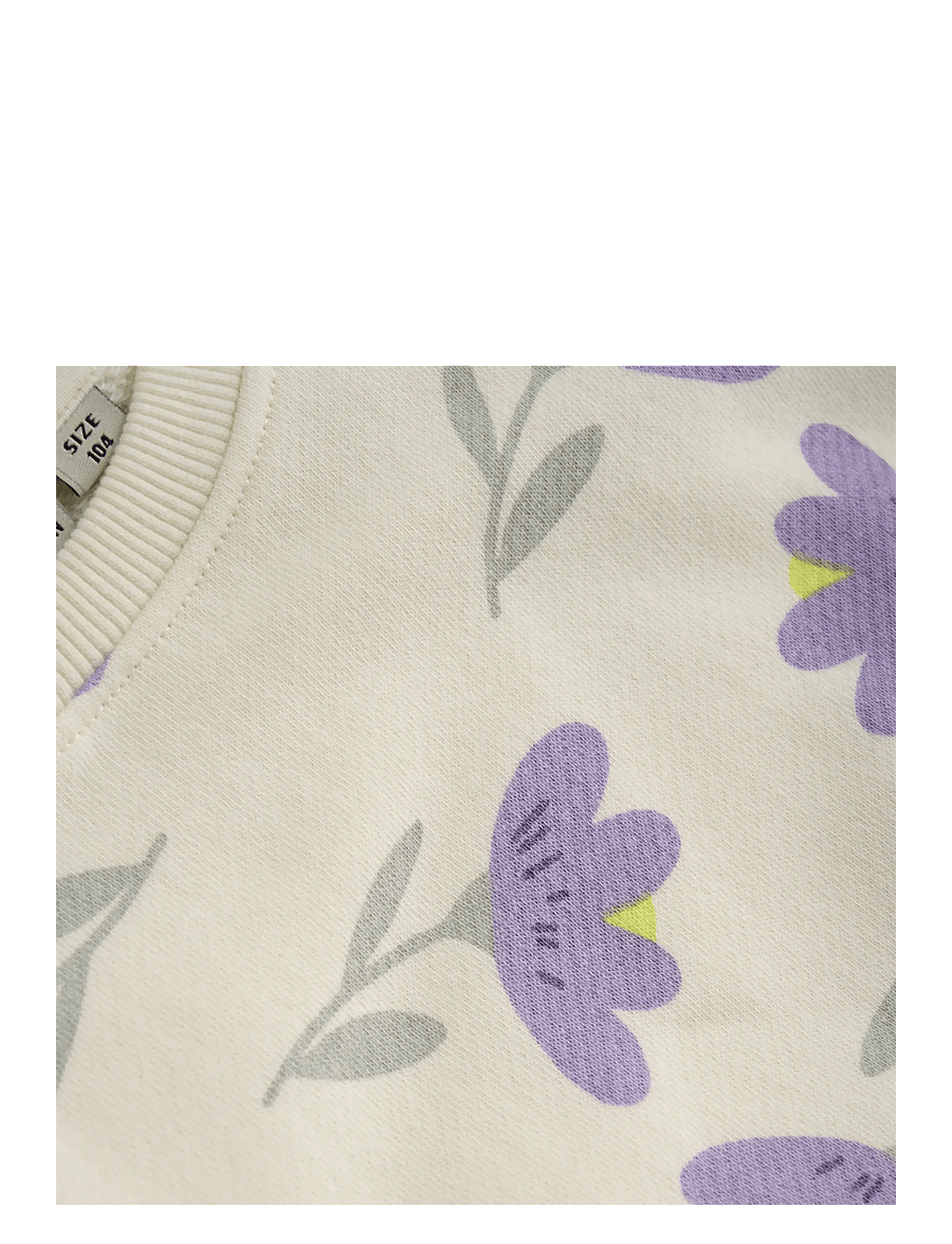 Daily 7 - Sweater Flowers - joggingpeysur - off white - 3