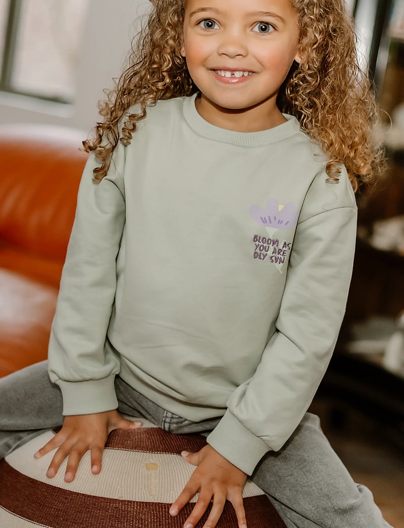 Daily 7 - Sweater Backprint - sweatshirts - cool mint - 0