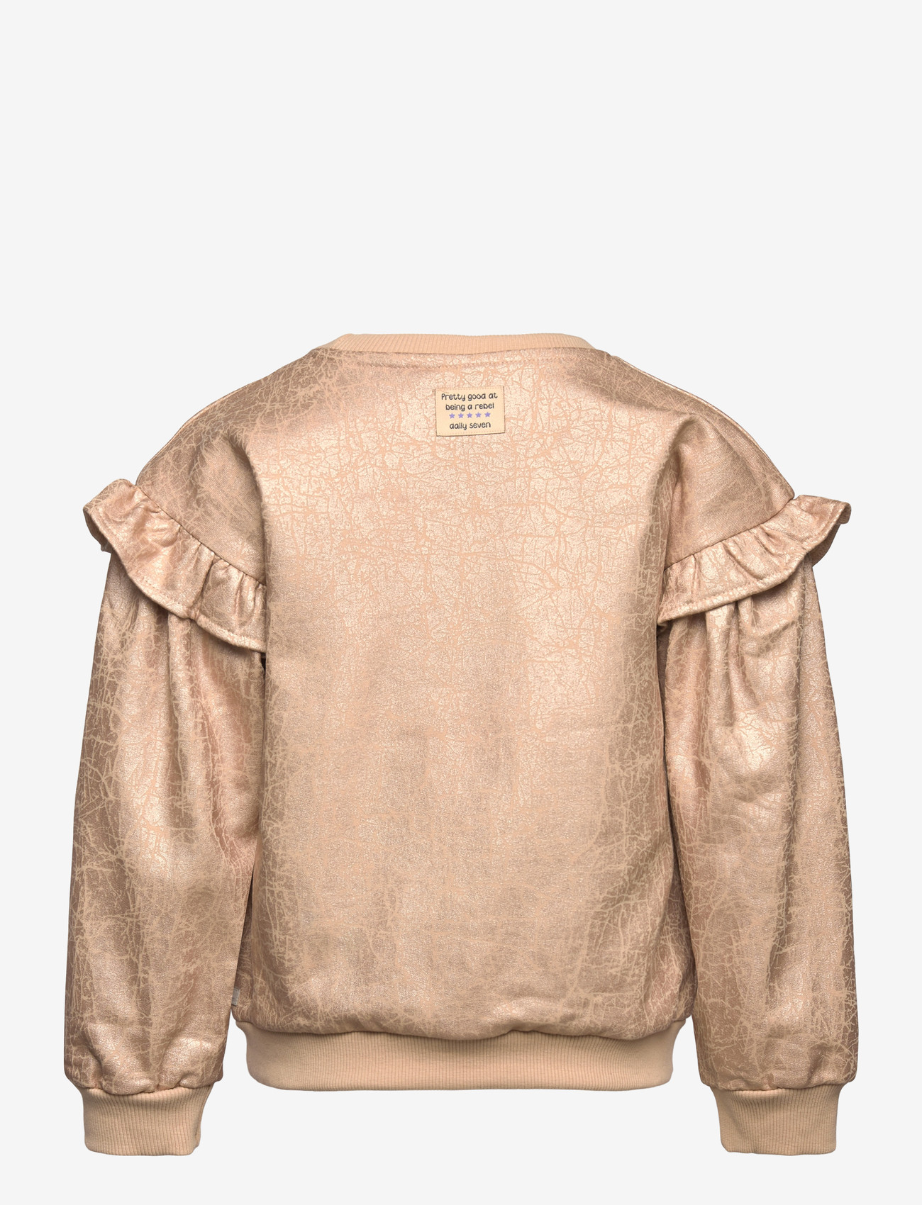 Daily 7 - Sweater Fancy Ruffle - sweatshirts - latte sand - 1