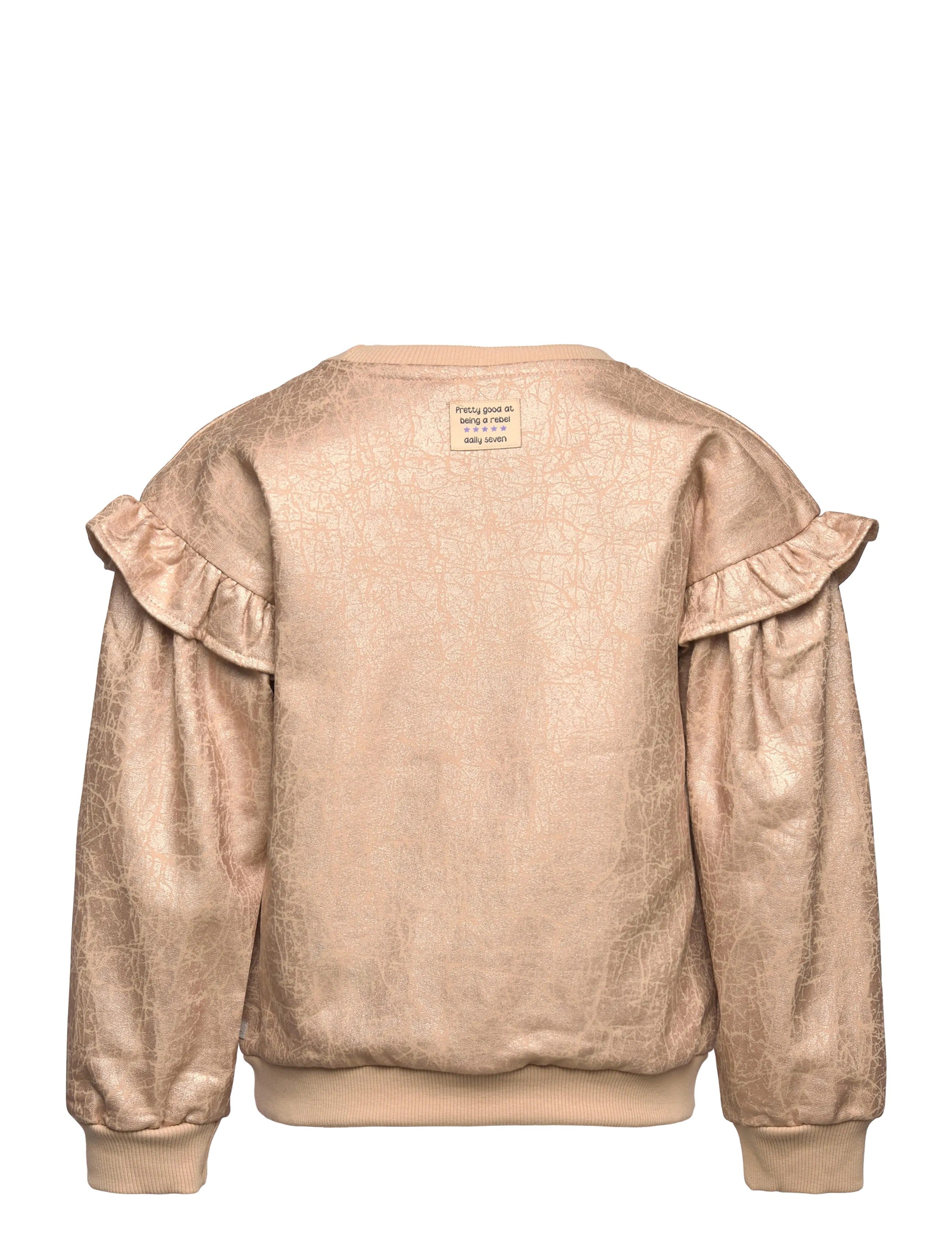 Daily 7 - Sweater Fancy Ruffle - dressipluusid - latte sand - 1