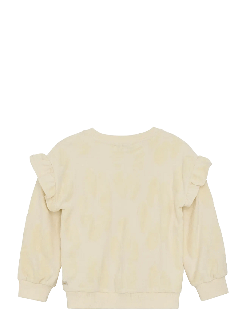 Daily 7 - Sweater Jaquard Ruffle - sweatshirts - off white - 2