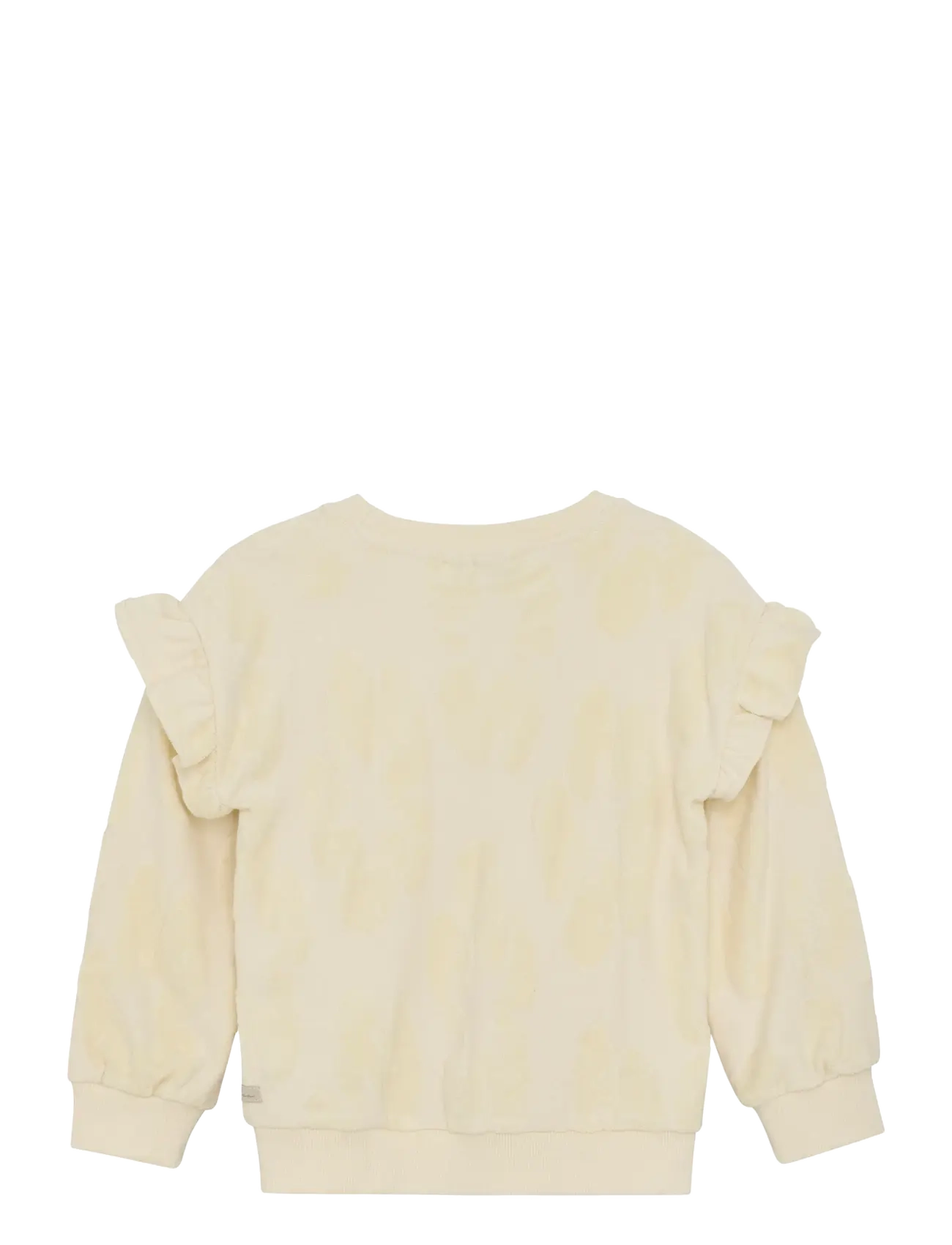 Daily 7 - Sweater Jaquard Ruffle - sweatshirts - off white - 2