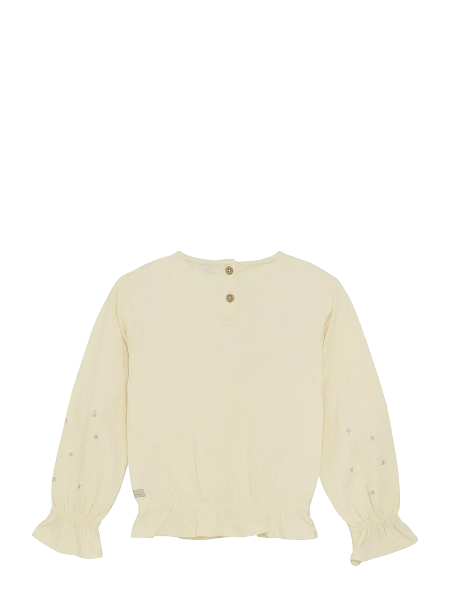 Daily 7 - T-shirt Longsleeve Smock - pluusid ja tuunikad - off white - 2