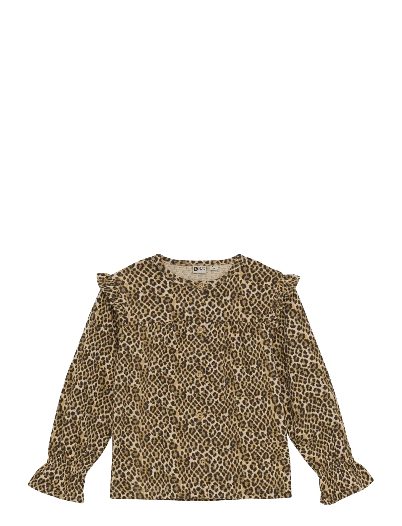 Daily 7 Shirt Longsleeve Animal - 4 for 3 - LATTE SAND / brown