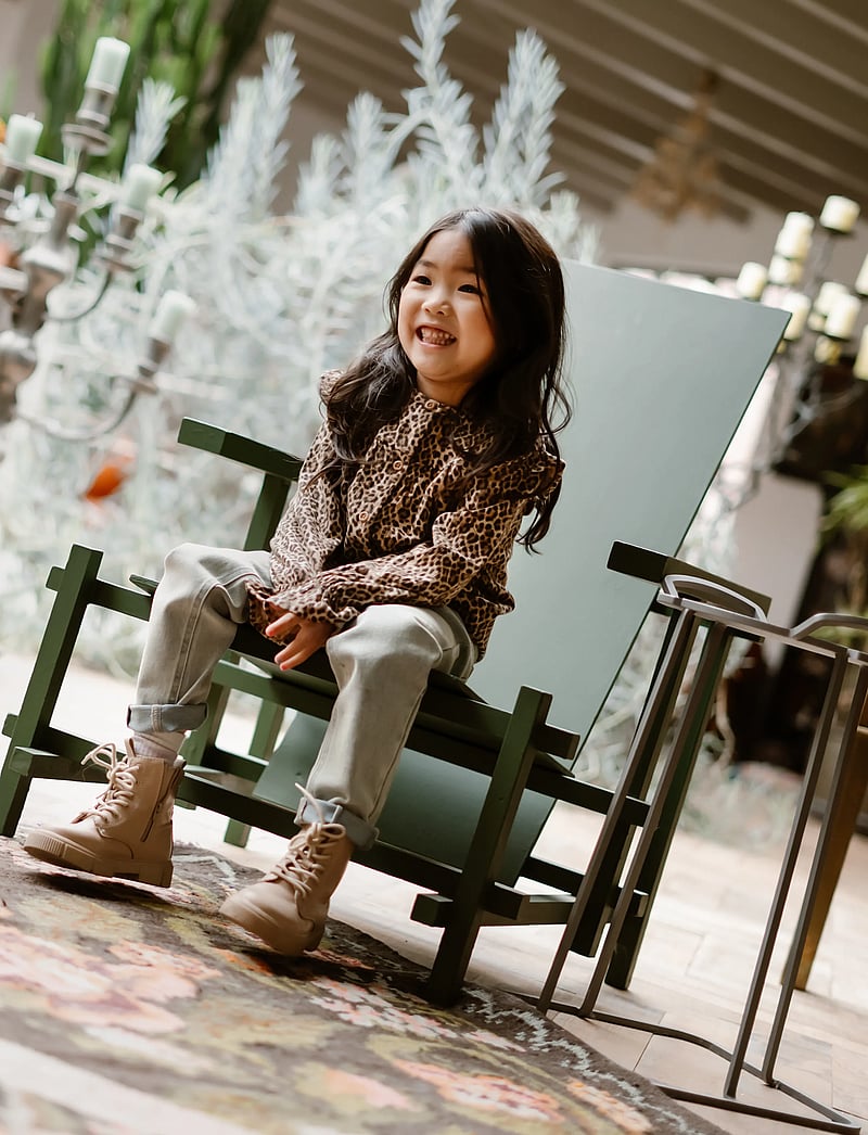 Daily 7 - Shirt Longsleeve Animal - pluusid ja tuunikad - latte sand - 0