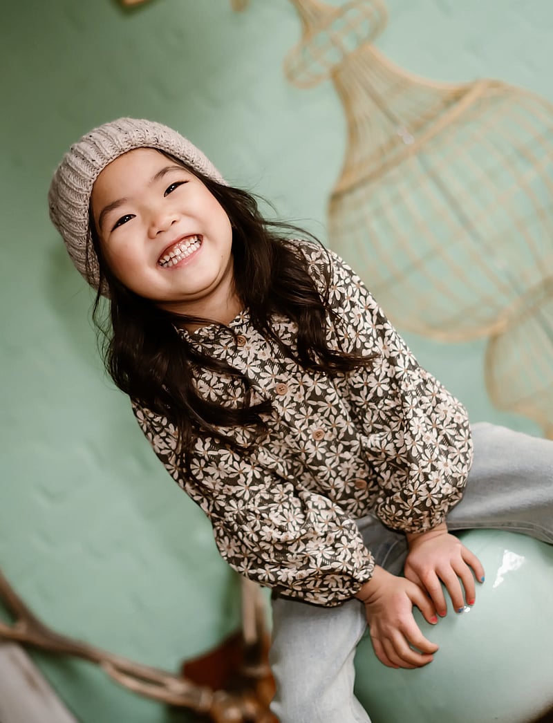 Daily 7 - Shirt Longsleeve Shiny Flower - chemises à manches longues - phantom - 0