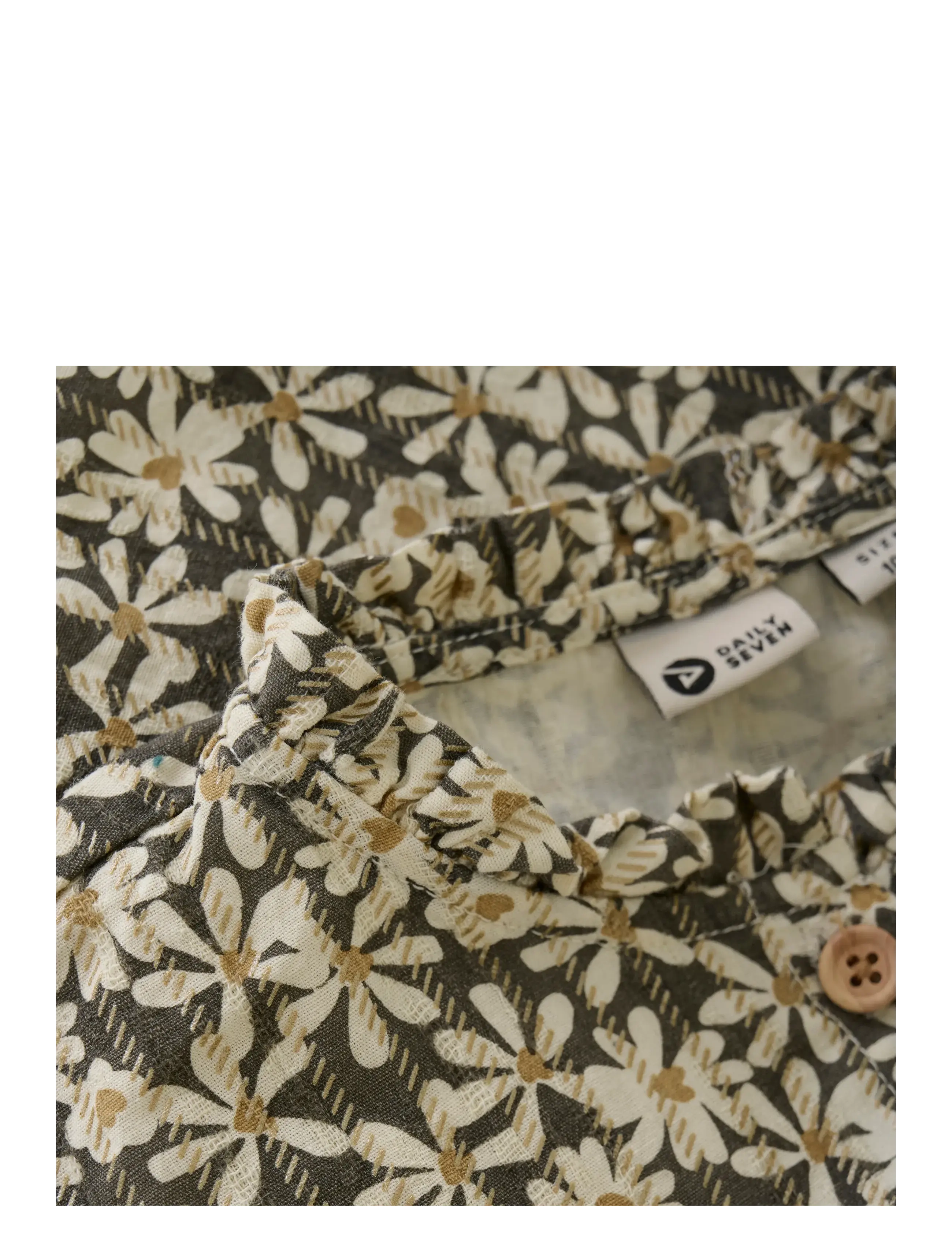 Daily 7 - Shirt Longsleeve Shiny Flower - kauluspaidat - phantom - 3