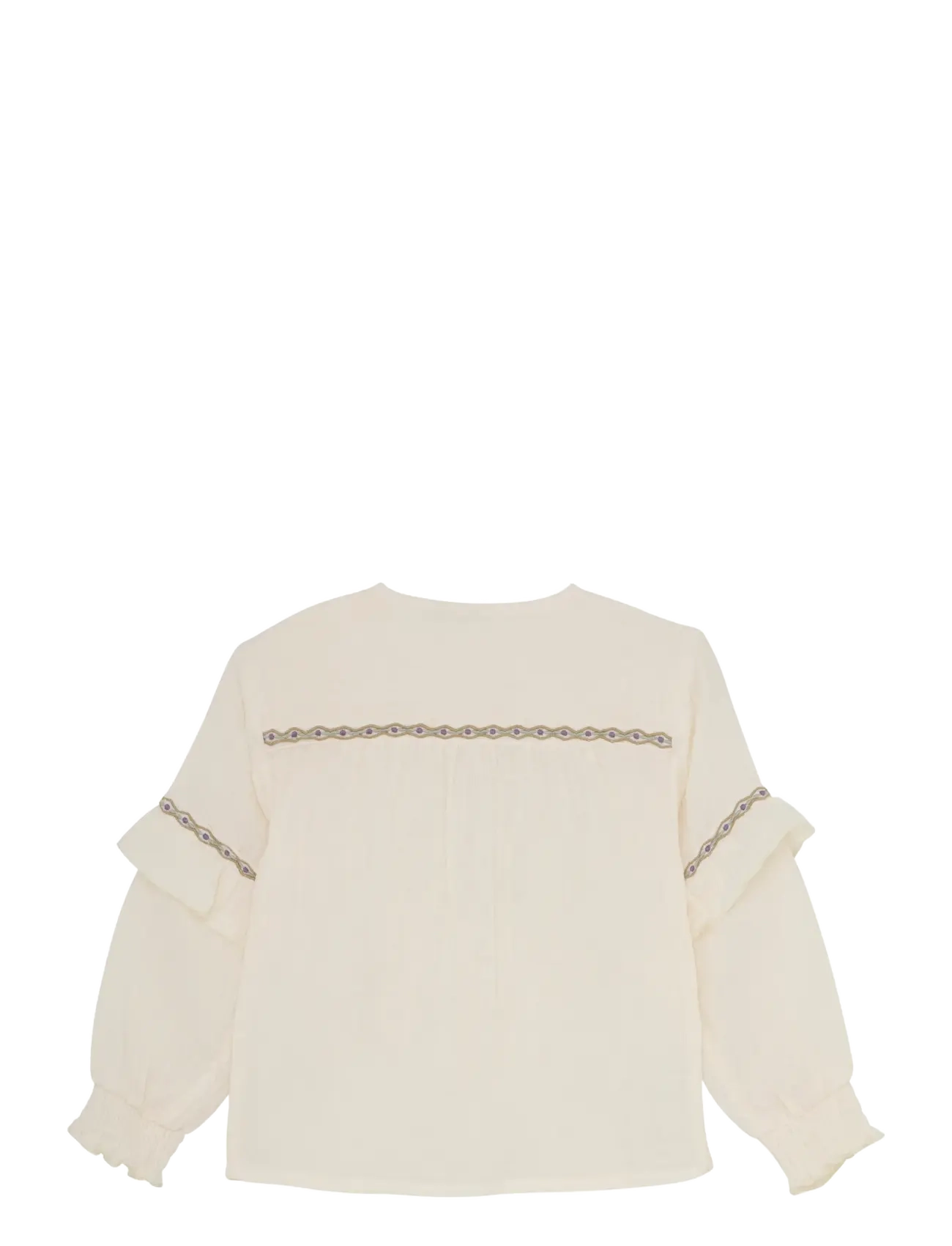 Daily 7 - Shirt Longsleeve Ruffle - bluser & tunikaer - off white - 1