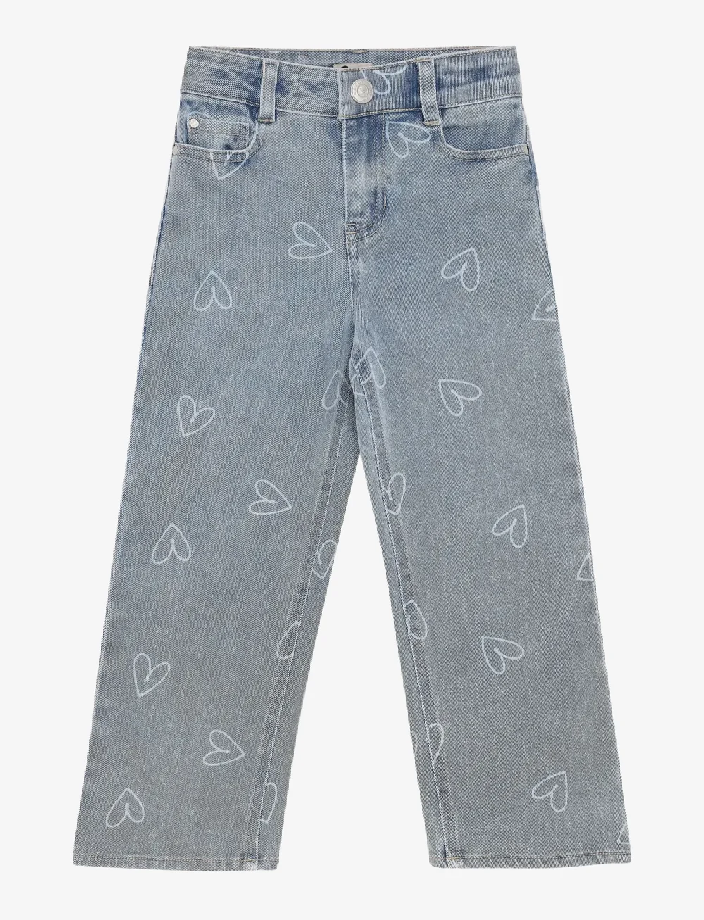 Daily 7 - 2300 Wide Fit Heart - brede jeans - denim - 0