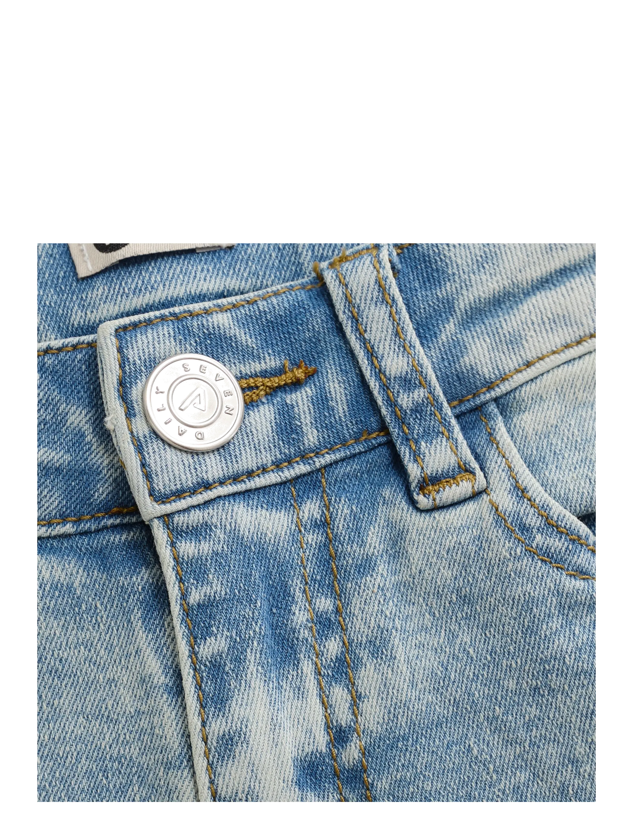 Daily 7 - 2500 Mom Fit Heart Pocket - medium denim - 2