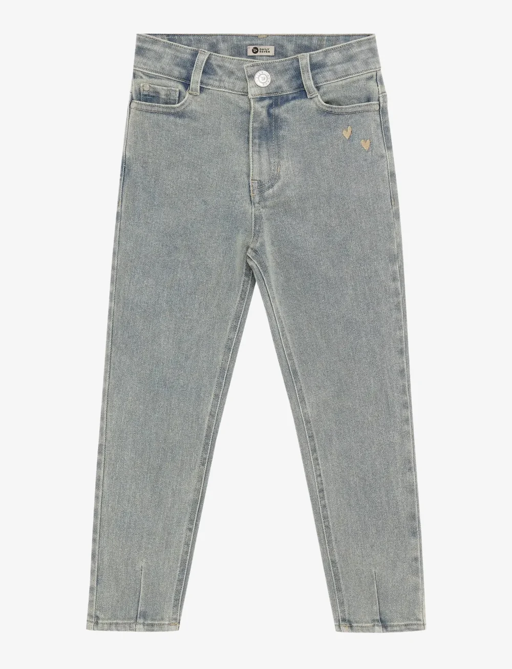 Daily 7 - 2500 Mom Fit Embroiderie - einkaufen nach alter von - used medium denim - 1