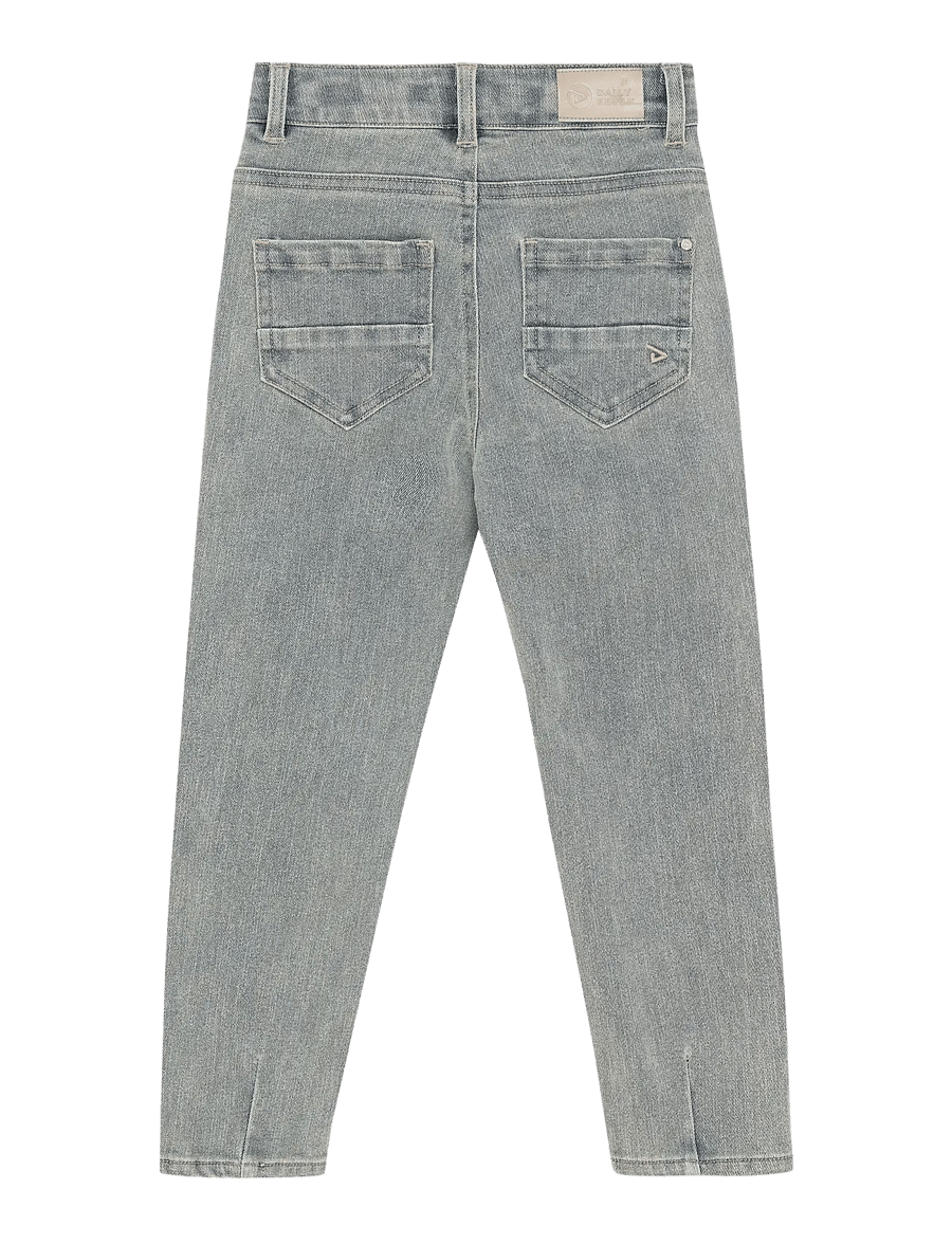 Daily 7 - 2500 Mom Fit Embroiderie - kelnės - used medium denim - 2