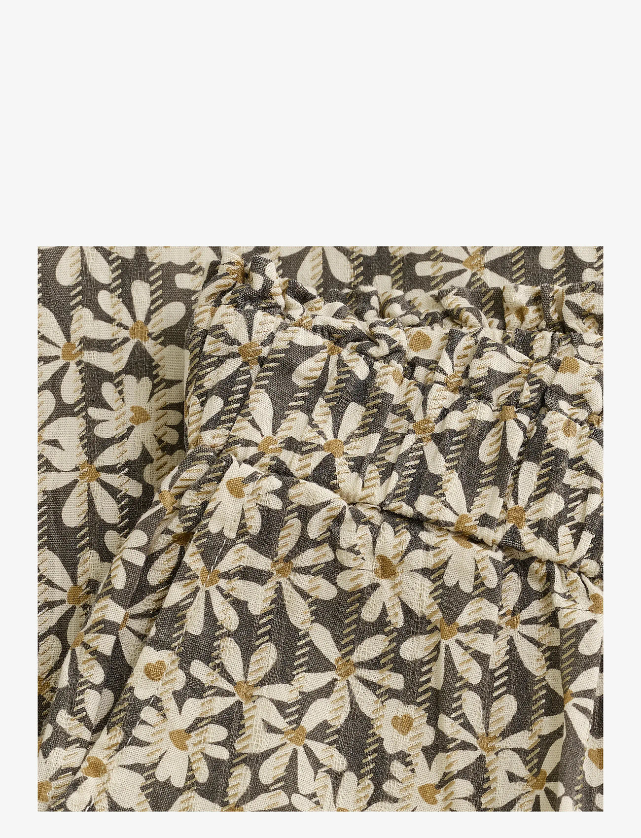 Daily 7 - Wide Pants Shiny Flower - byxor - phantom - 2