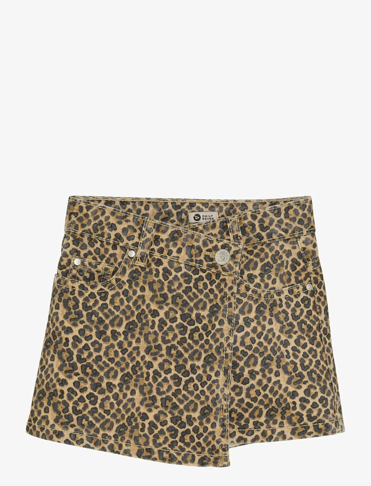 Daily 7 - Twill Skort Animal - korta kjolar - latte sand - 1
