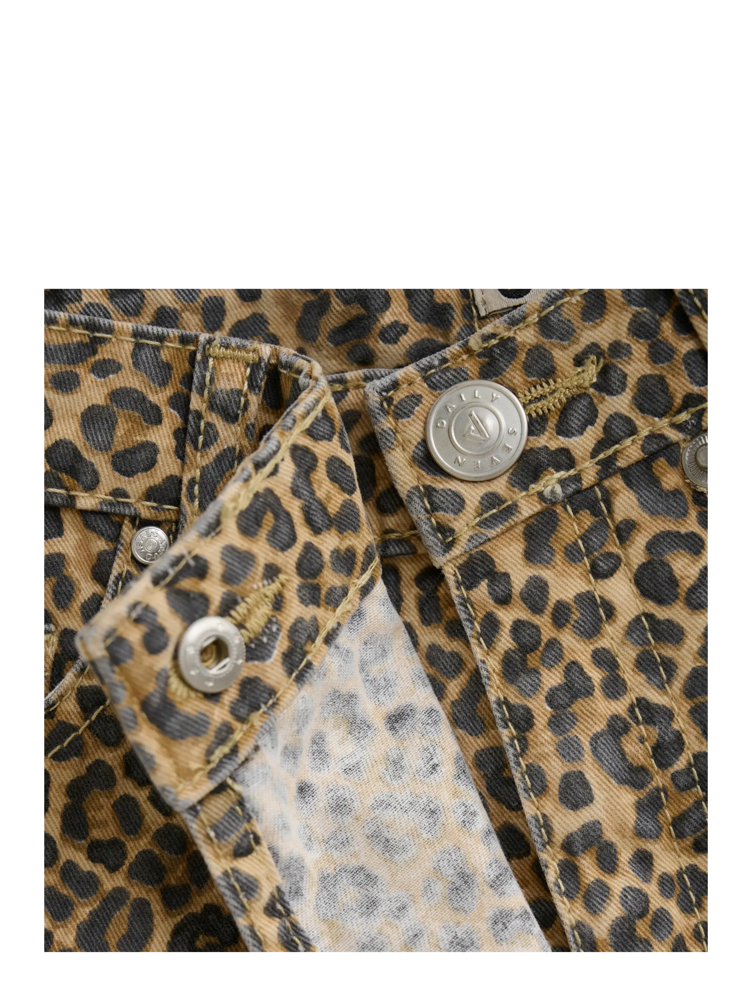 Daily 7 - Twill Skort Animal - nederdele - latte sand - 3