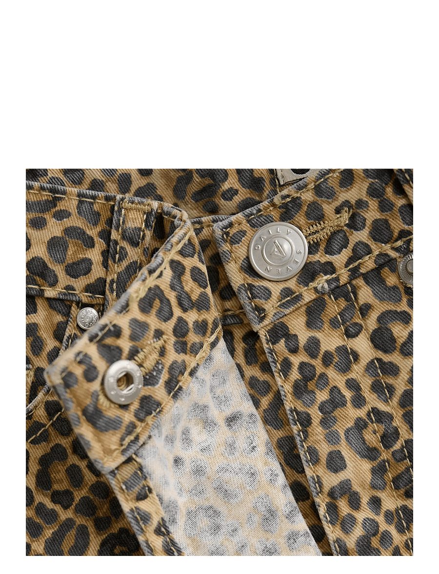 Daily 7 - Twill Skort Animal - nederdele - latte sand - 3