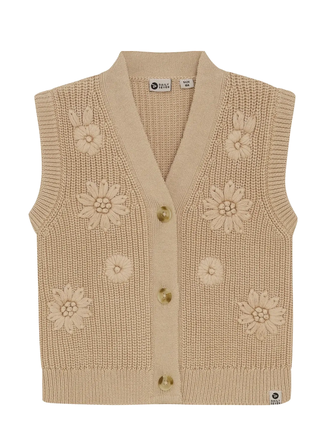 Daily 7 Knitted Gilet - 4 for 3 - TRUE / beige