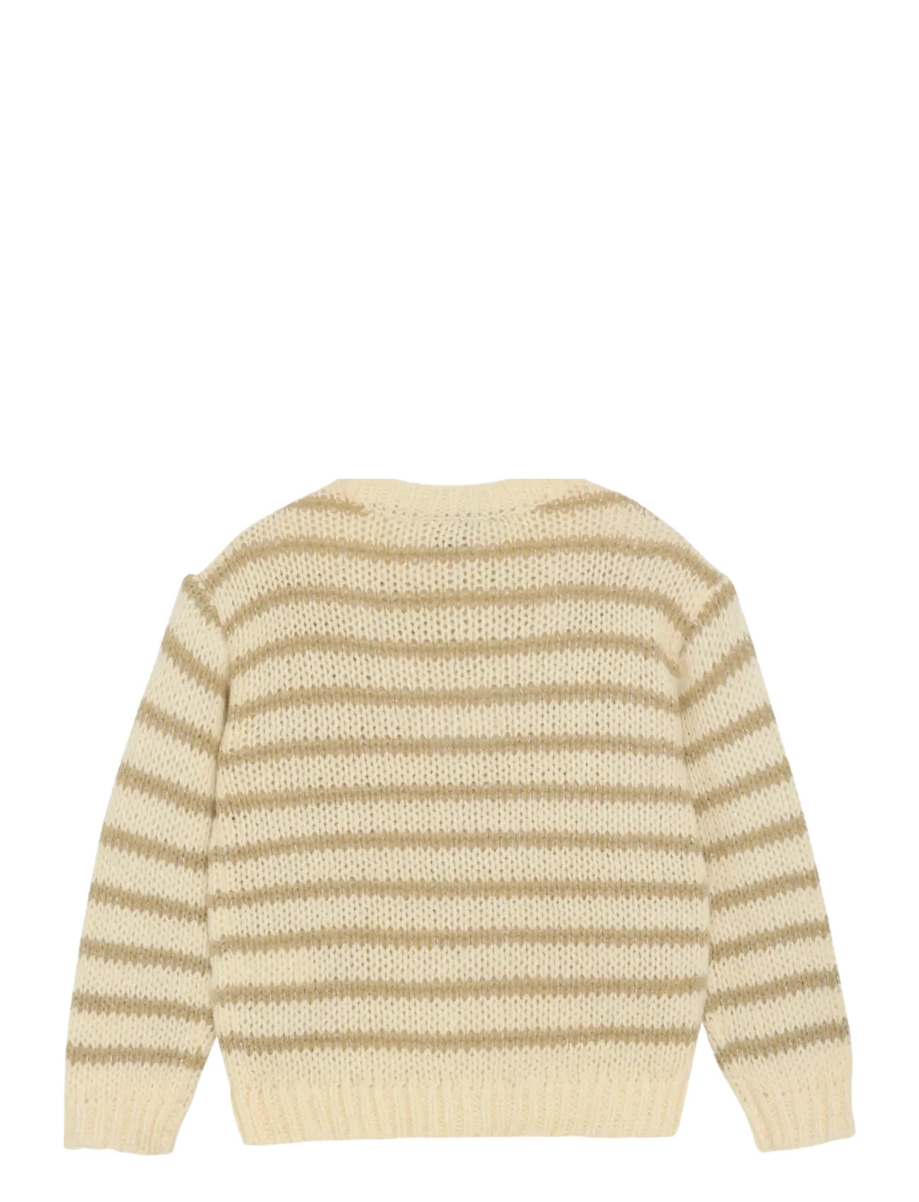Daily 7 - Knitted Sweater Stripe - pullover - sand - 2