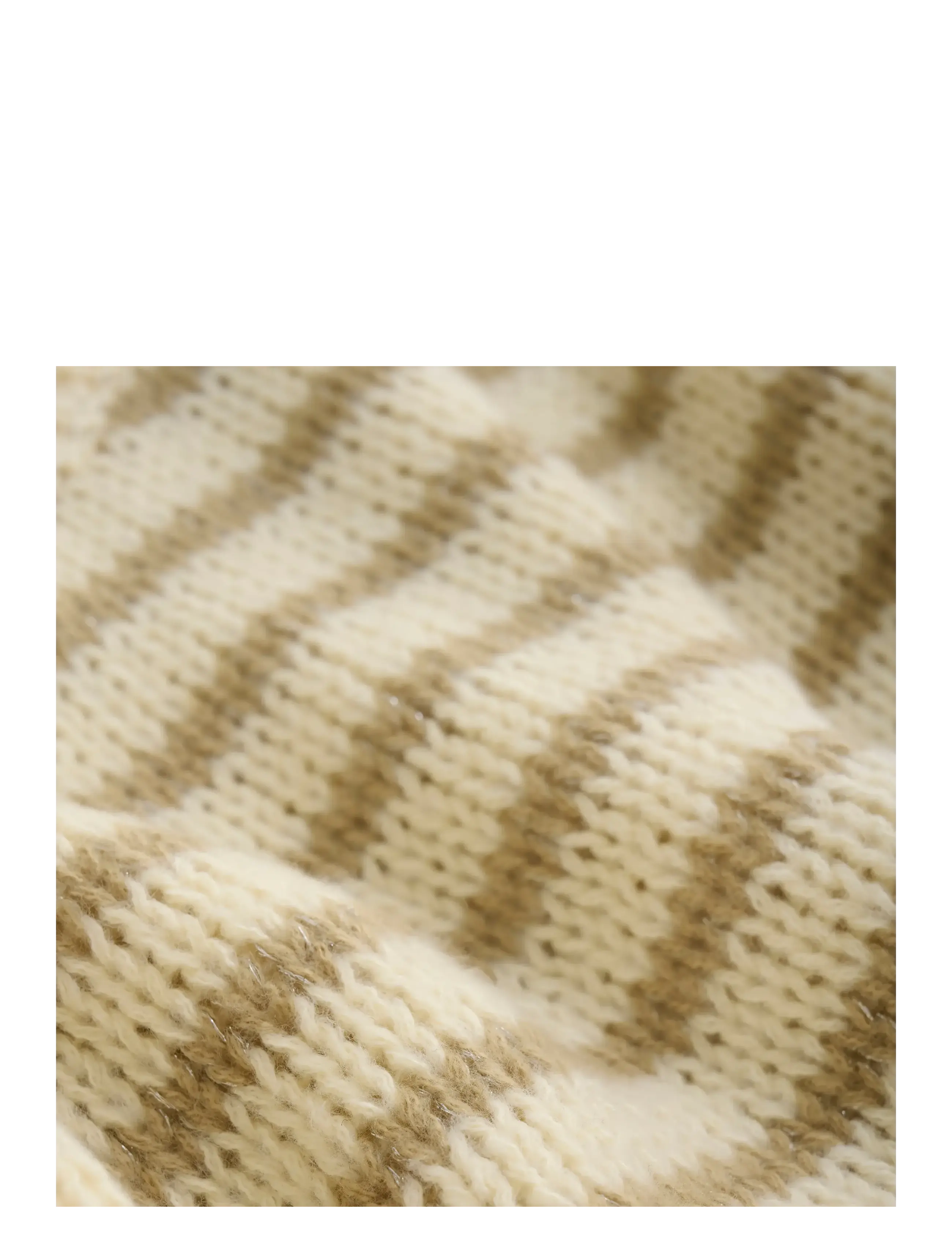 Daily 7 - Knitted Sweater Stripe - pullover - sand - 3