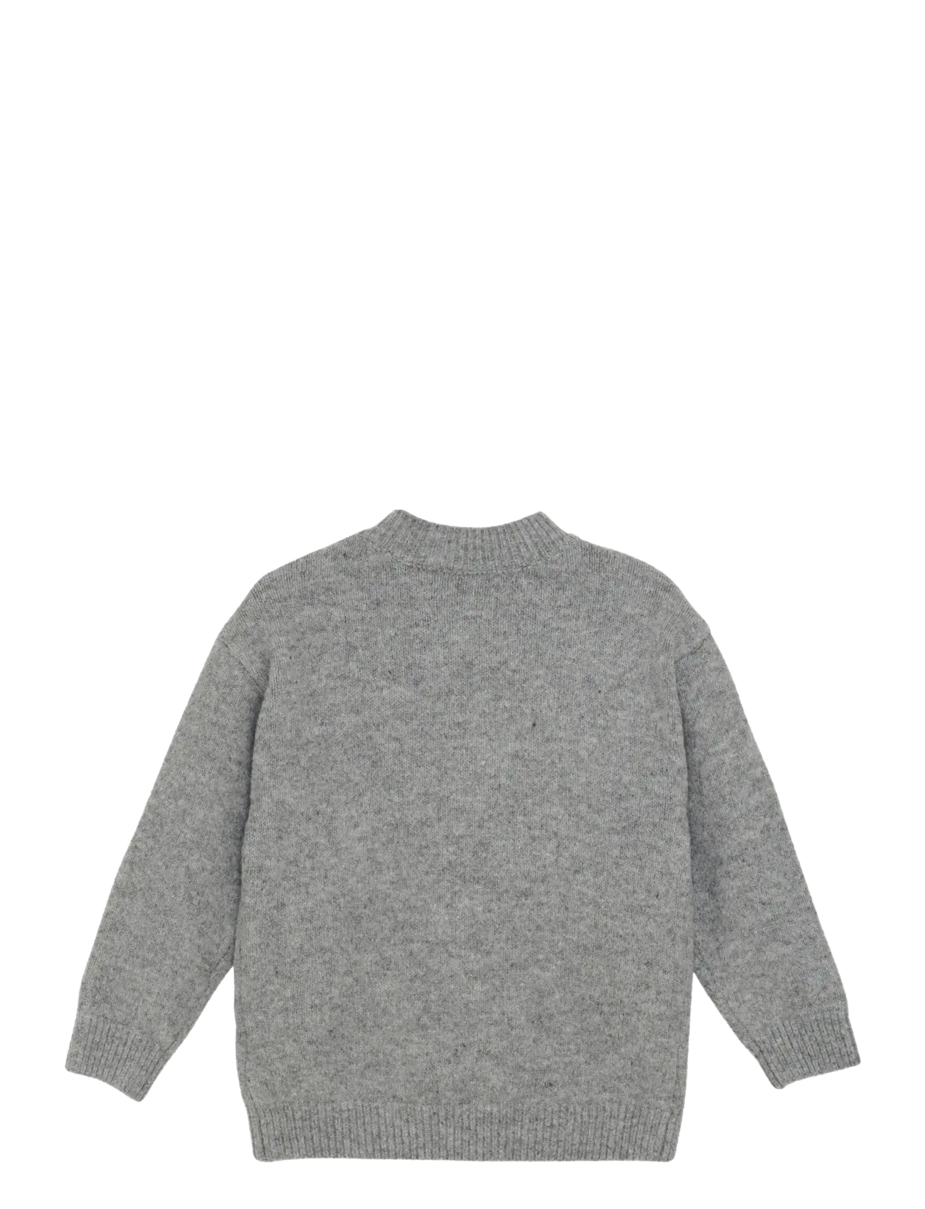 Daily 7 - Knitted Sweater Heart - pullover - medium grey melange - 2