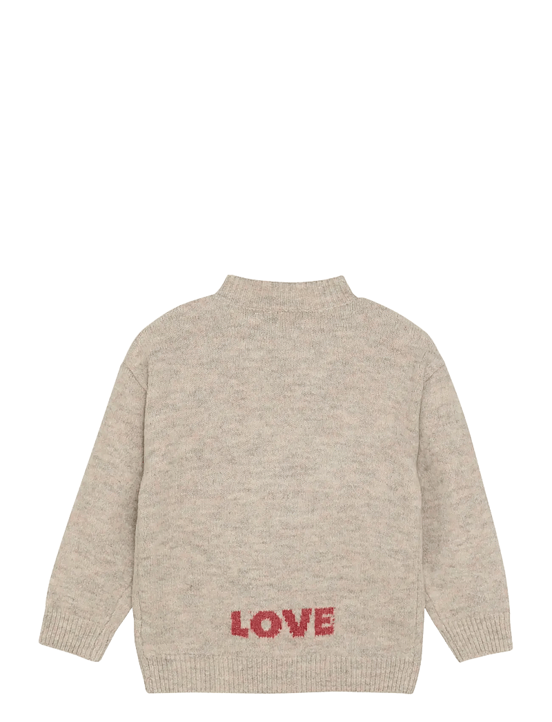 Daily 7 - Knitted Sweater Flower - trøjer - pale mauve - 2