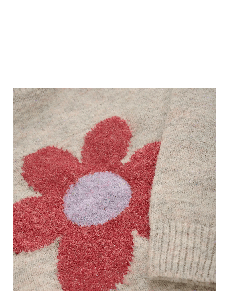 Daily 7 - Knitted Sweater Flower - trøjer - pale mauve - 3