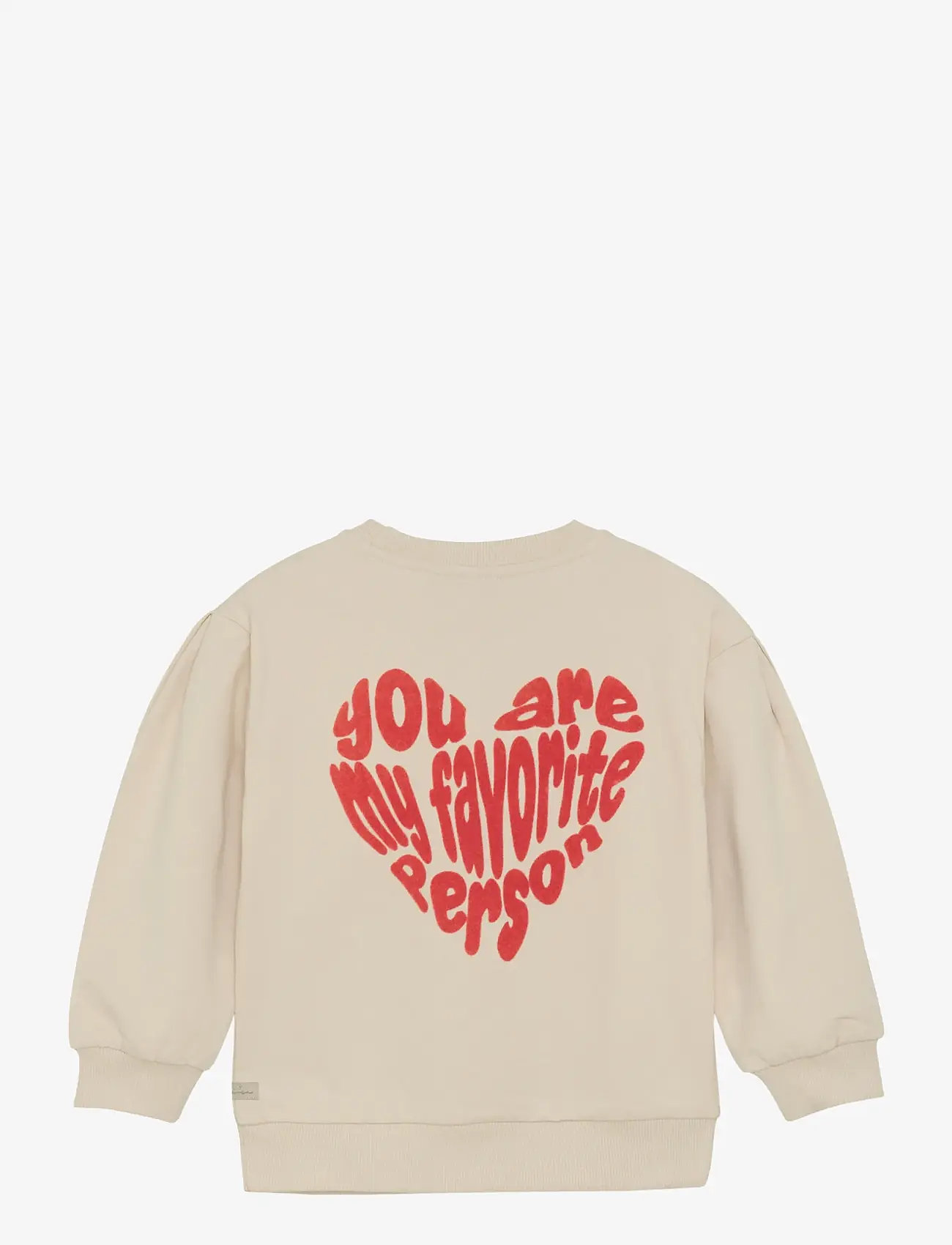 Daily 7 - Sweater Brushed Backprint - herbstliche kleidung - sandshell - 2