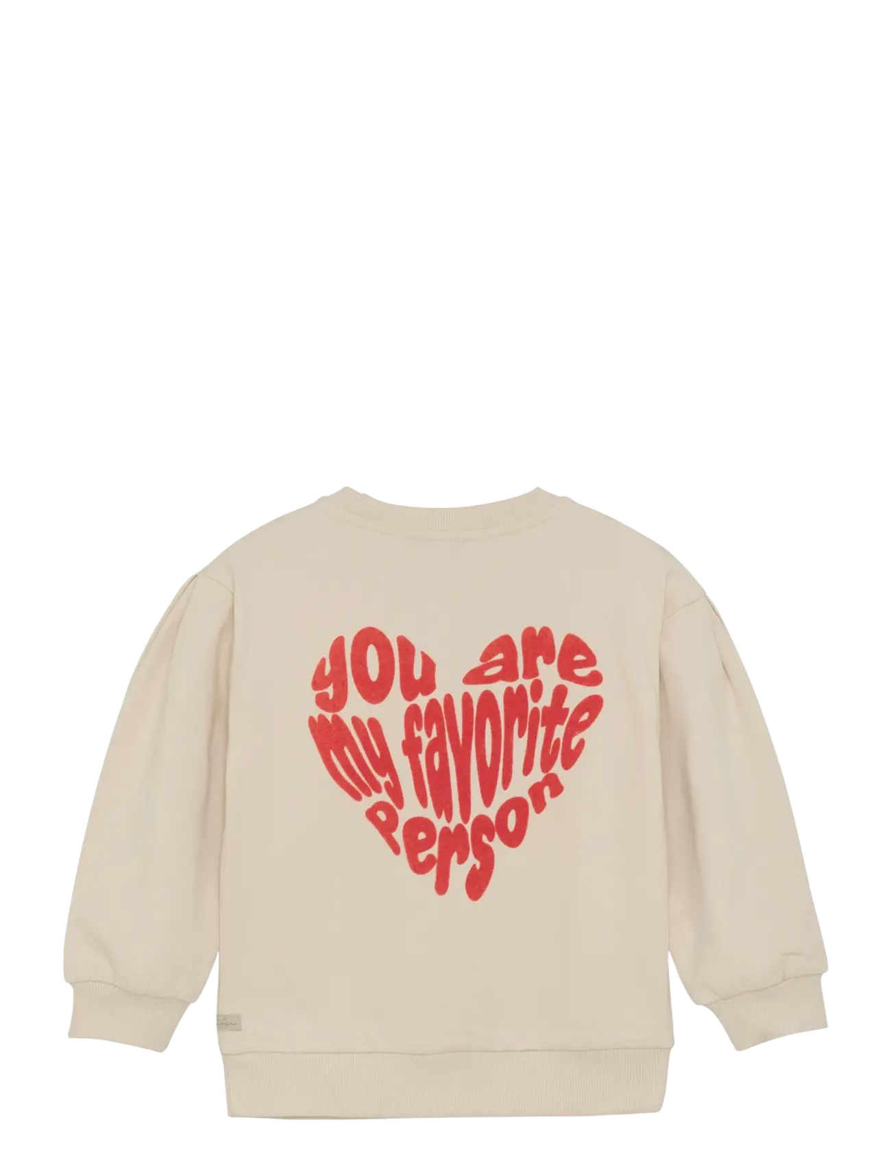 Daily 7 - Sweater Brushed Backprint - sandshell - 2