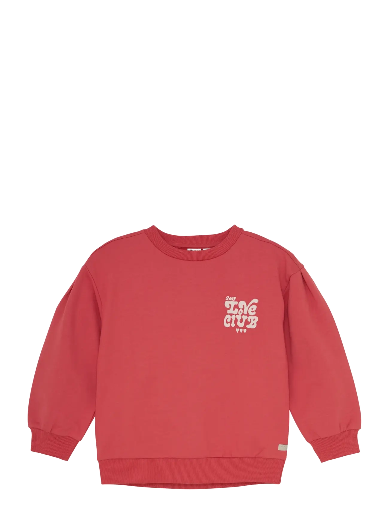 DAILY 7 Pullover Brushed Print Rot - 116 - Kinder