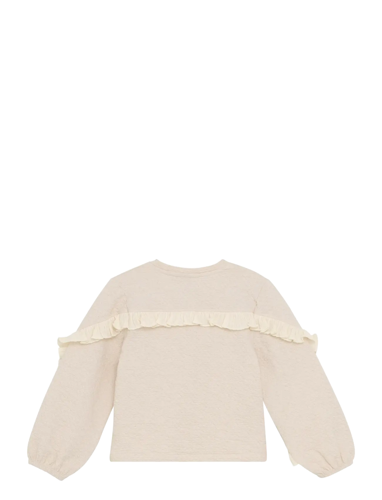 Daily 7 - T-shirt Longsleeve Ruffle - langärmelig - sandshell - 1