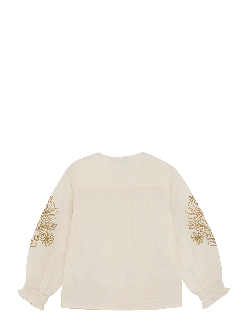 Daily 7 - Shirt Longsleeve Embroidery - langärmlige hemden - sandshell - 1