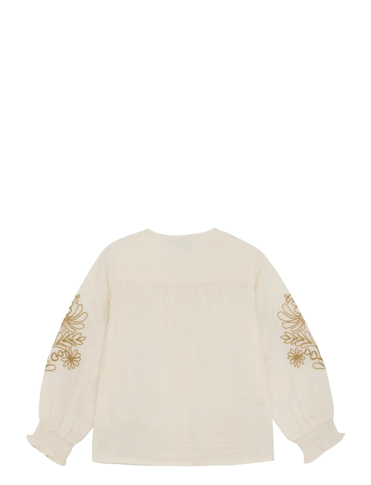 Daily 7 - Shirt Longsleeve Embroidery - langærmede skjorter - sandshell - 1