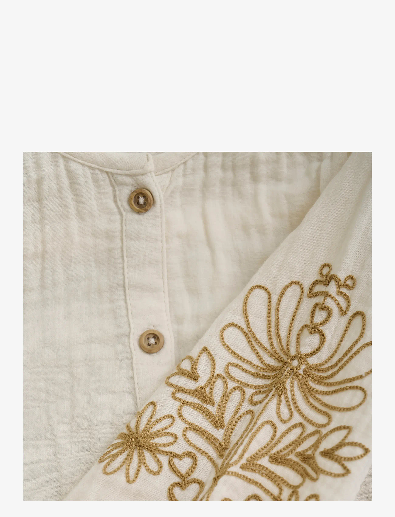 Daily 7 - Shirt Longsleeve Embroidery - langärmlige hemden - sandshell - 2