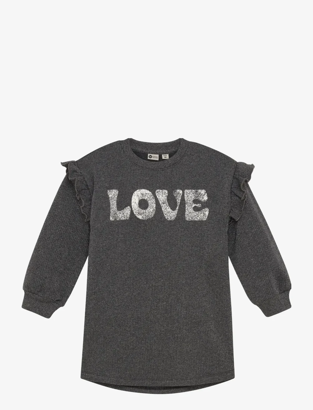 Daily 7 - Sweatdress Longlseeve Print - langärmelige freizeitkleider - phantom - 1