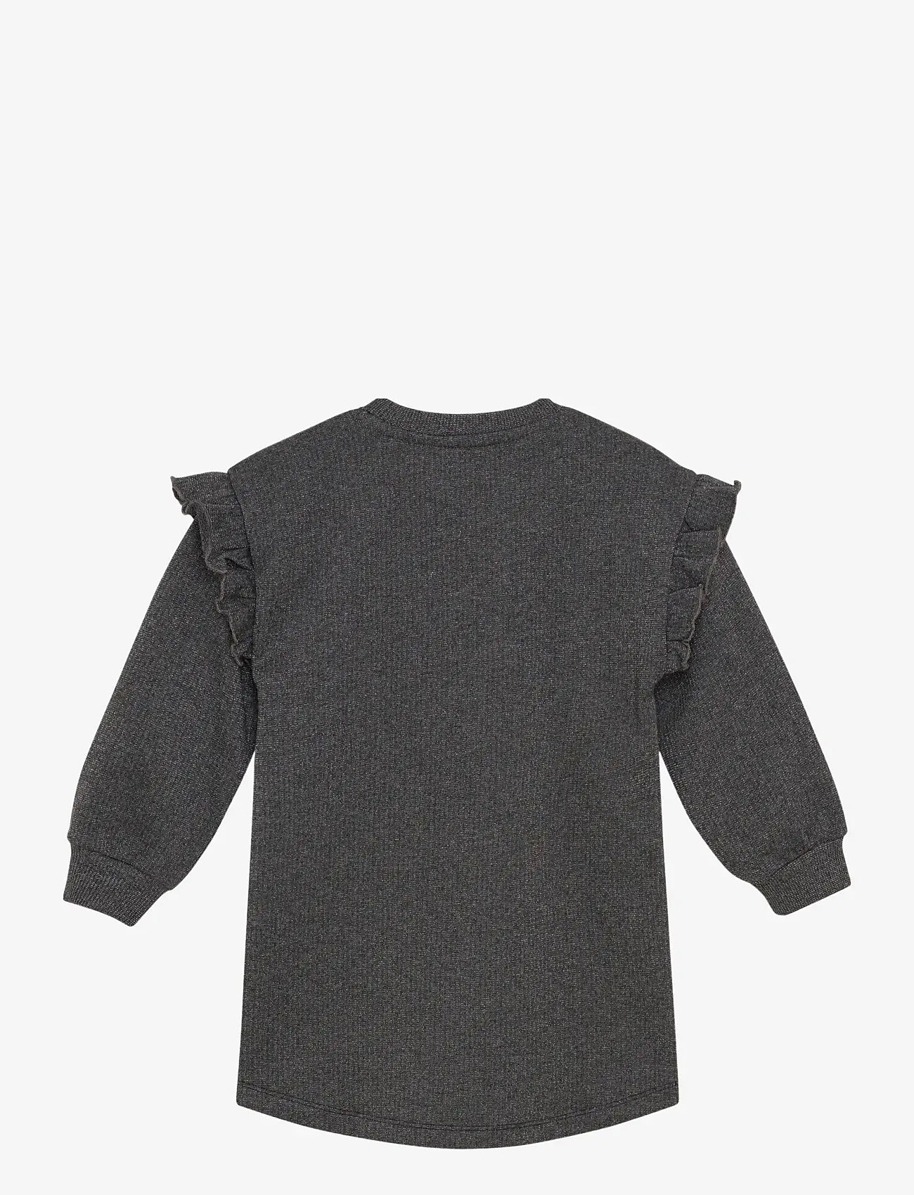 Daily 7 - Sweatdress Longlseeve Print - långärmade babyklänningar - phantom - 2