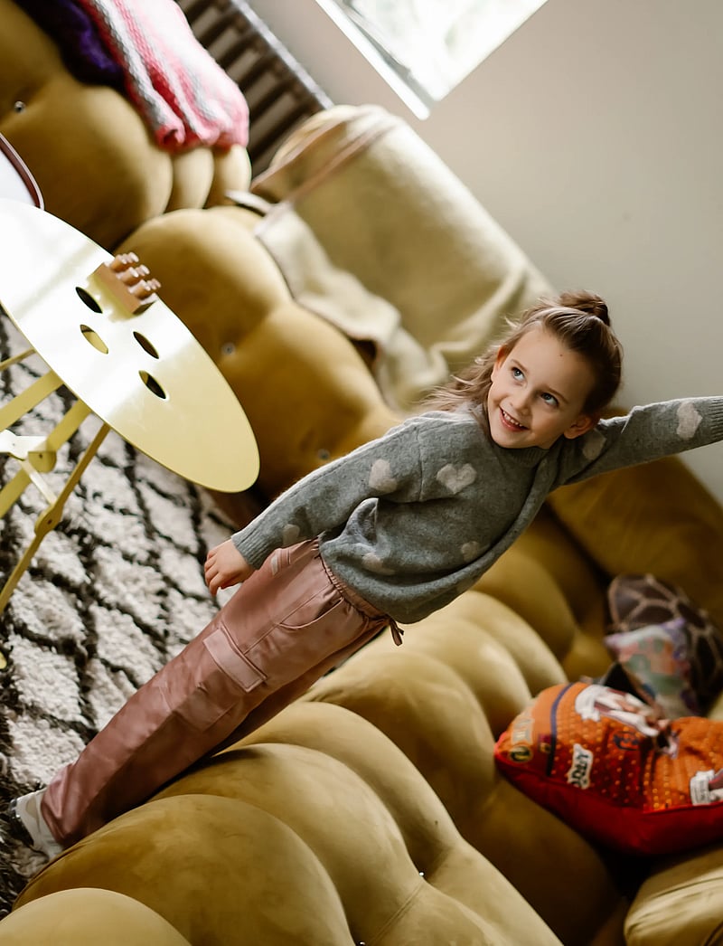 Daily 7 - Wide Pants Shiny - bojówki - pale mauve - 3