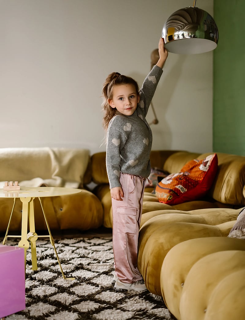 Daily 7 - Wide Pants Shiny - bojówki - pale mauve - 4