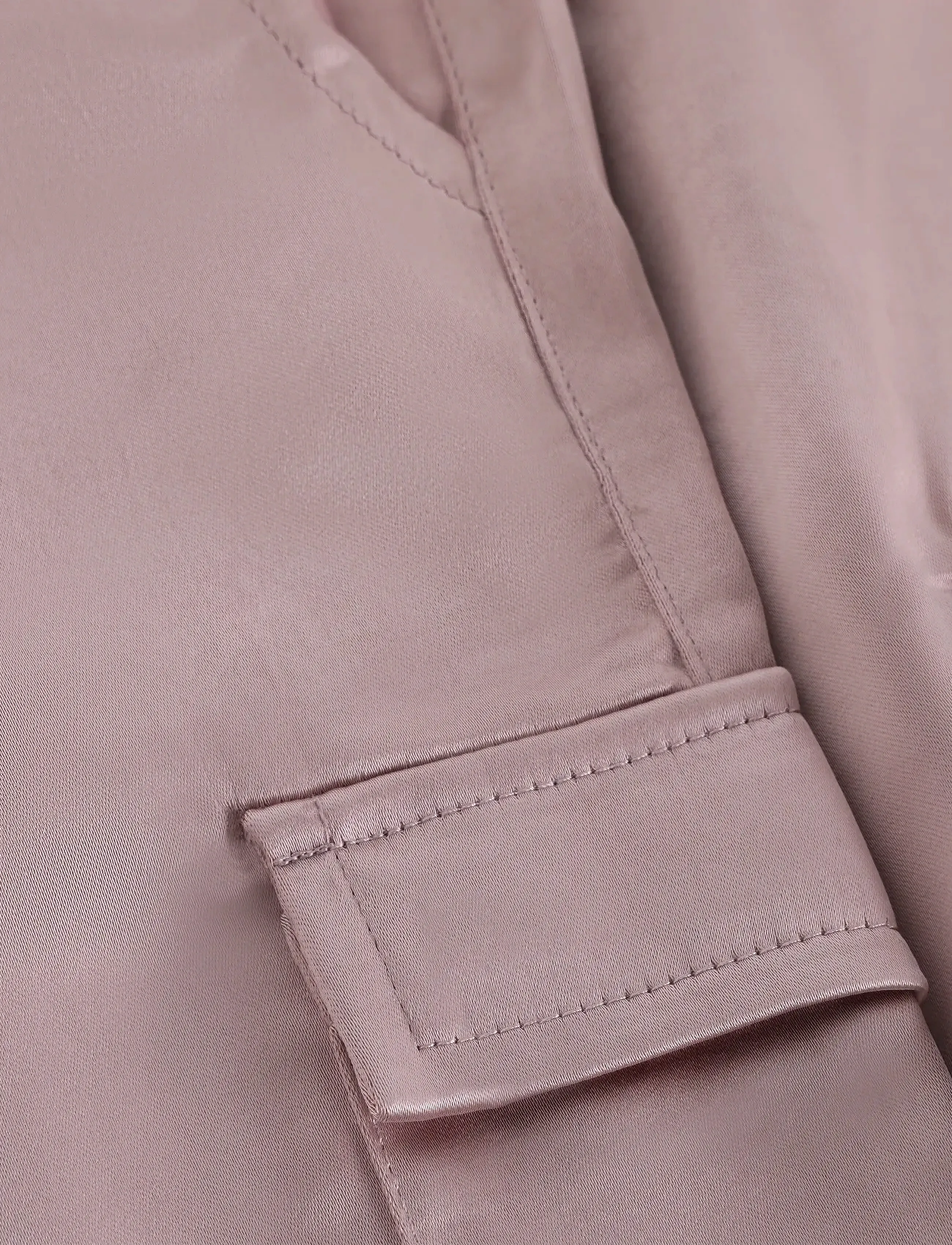 Daily 7 - Wide Pants Shiny - cargobroek - pale mauve - 5