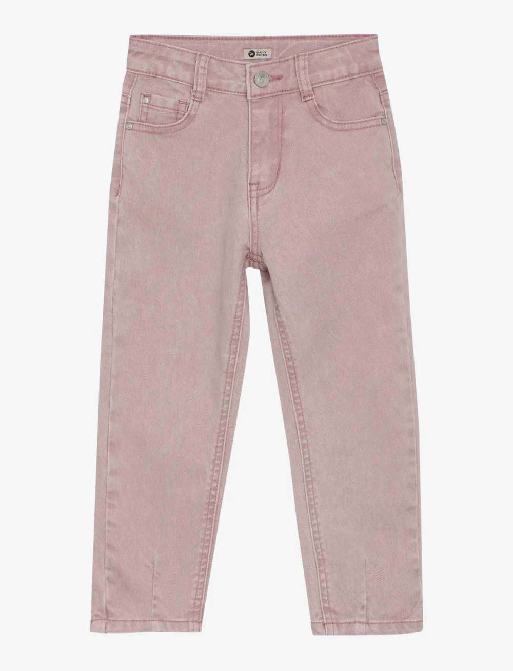 Daily 7 - 2500 Mom Fit Heart Pocket - trousers - pale mauve - 1