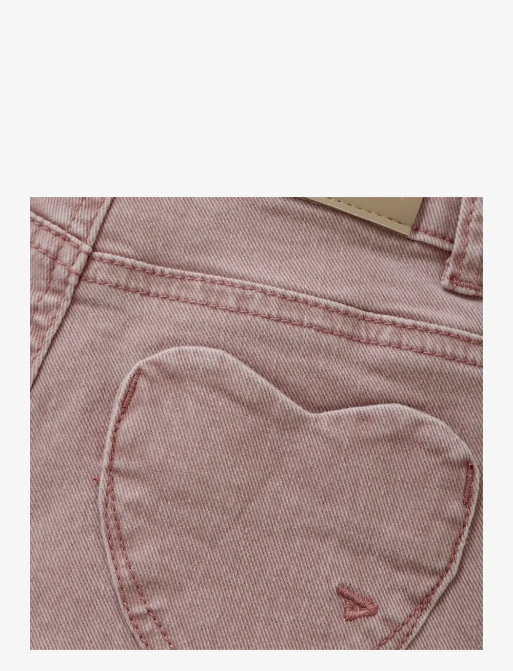 Daily 7 - 2500 Mom Fit Heart Pocket - trousers - pale mauve - 3