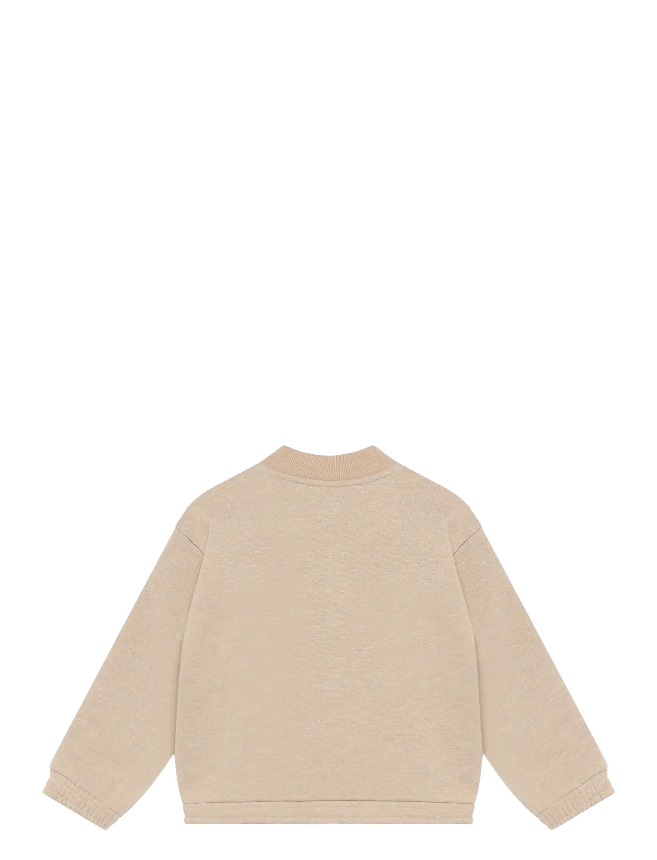 Daily 7 - Sweat Jacket Glitter - leichte jacken - latte sand - 1