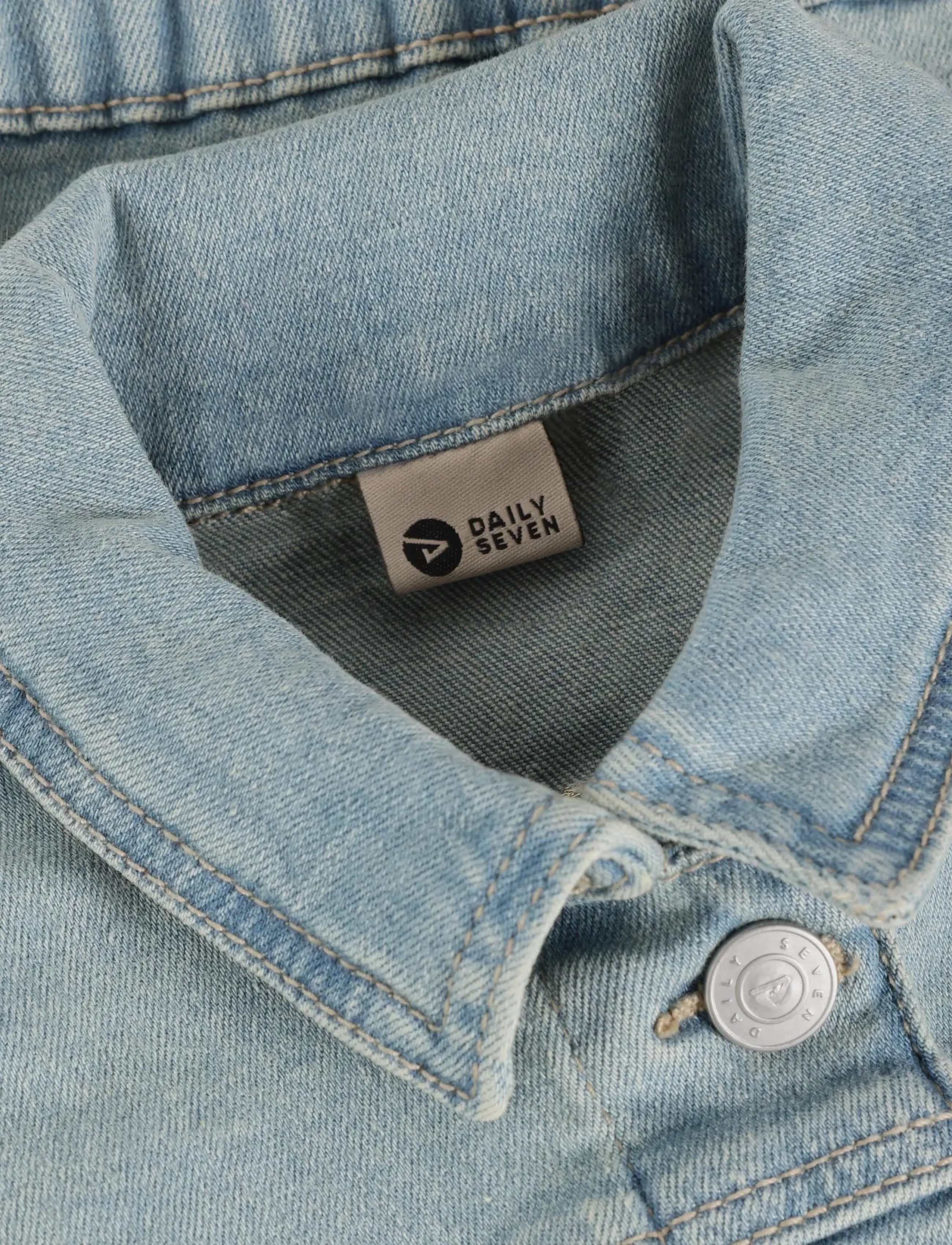 Daily 7 - Denim Jacket - farkkutakit - medium blue denim - 4