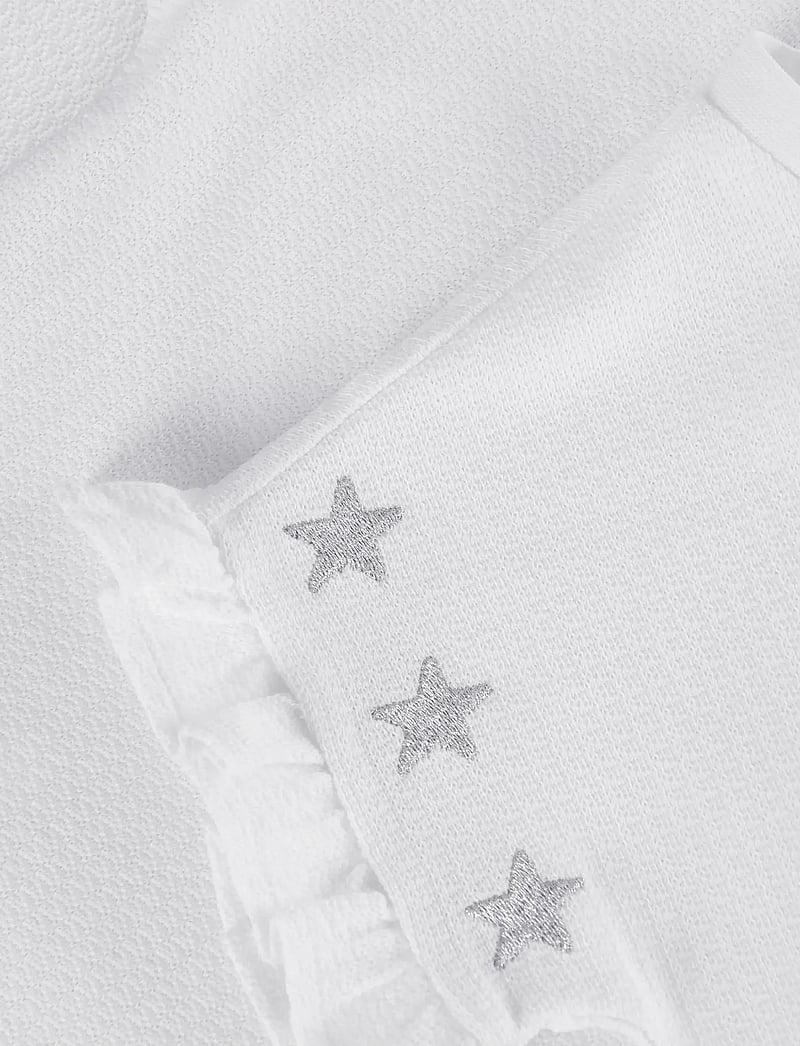 Daily 7 - T-shirt Embroidery Sleeve - kortärmade - egret - 2