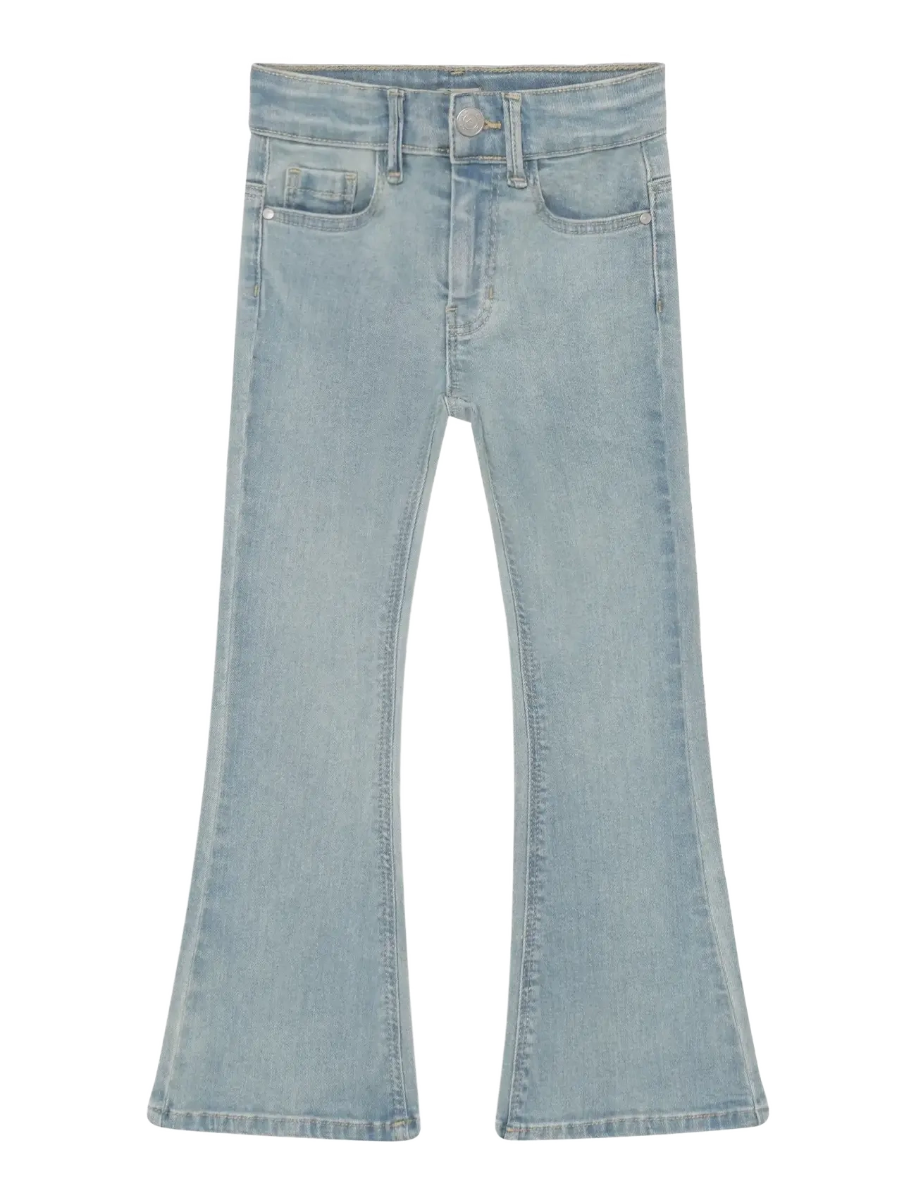 Daily 7 Denim Flared Fit Bow - Daily 7 - MEDIUM BLUE DENIM / blue