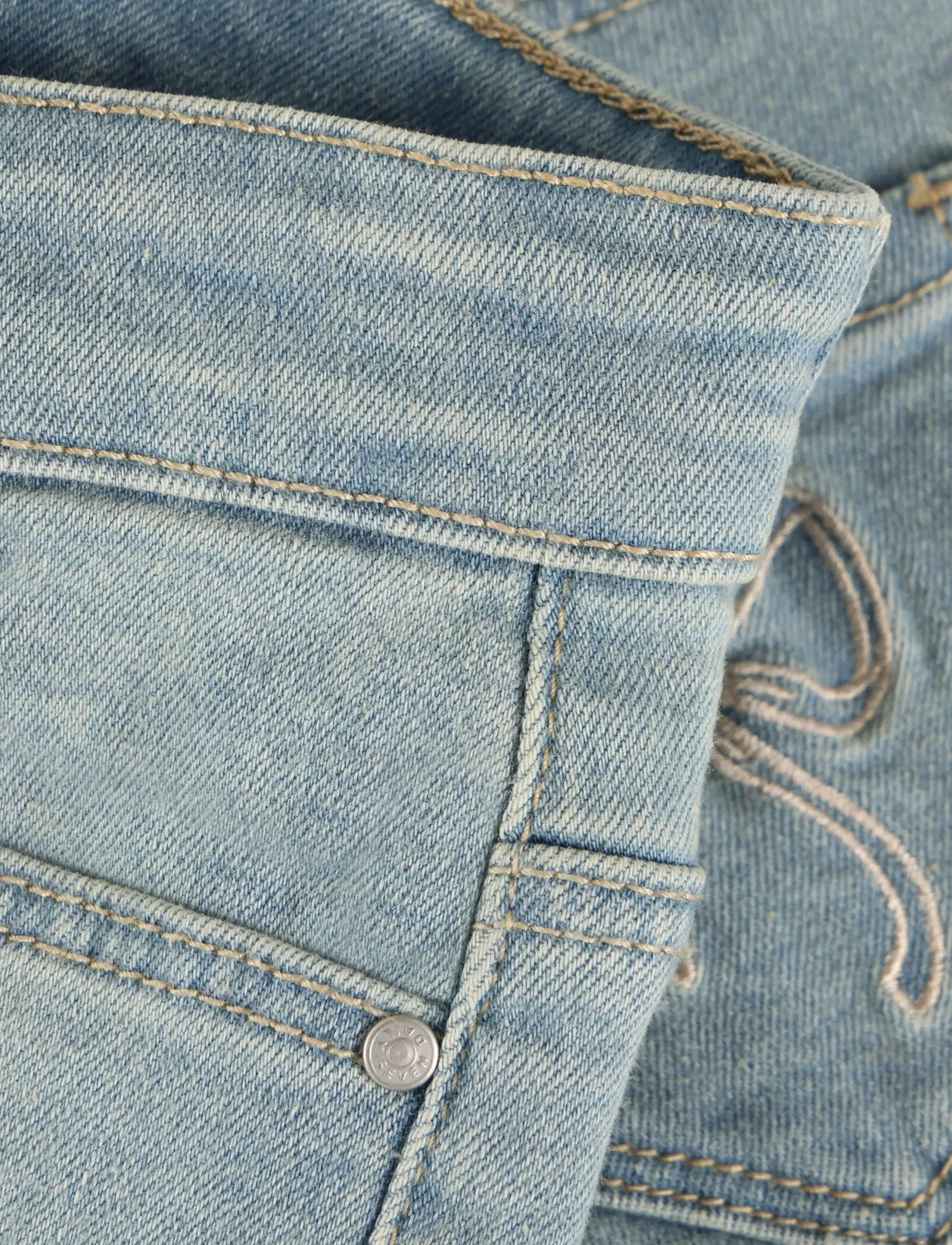 Daily 7 - Denim Flared Fit Bow - jeans - medium blue denim - 4