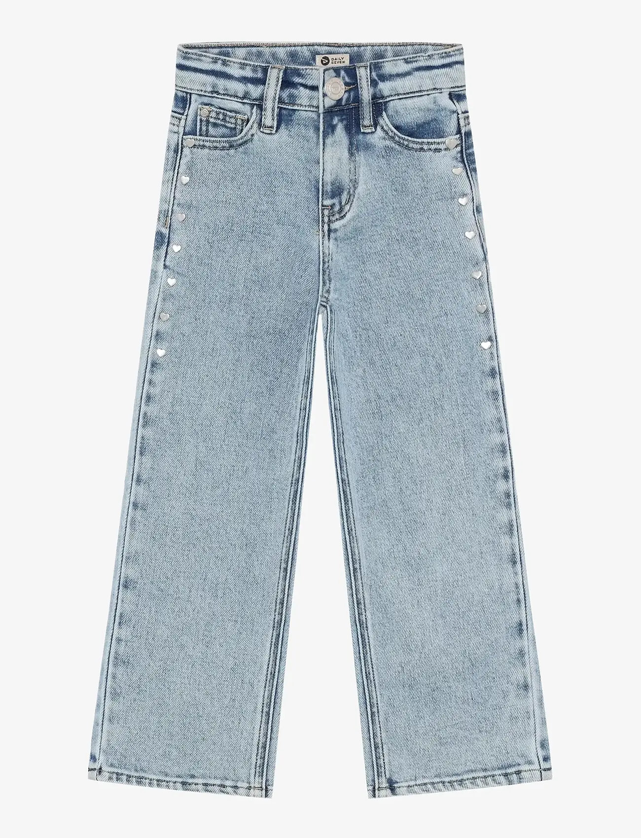 Daily 7 - Denim Wide Fit Studs - vida jeans - blue denim - 1