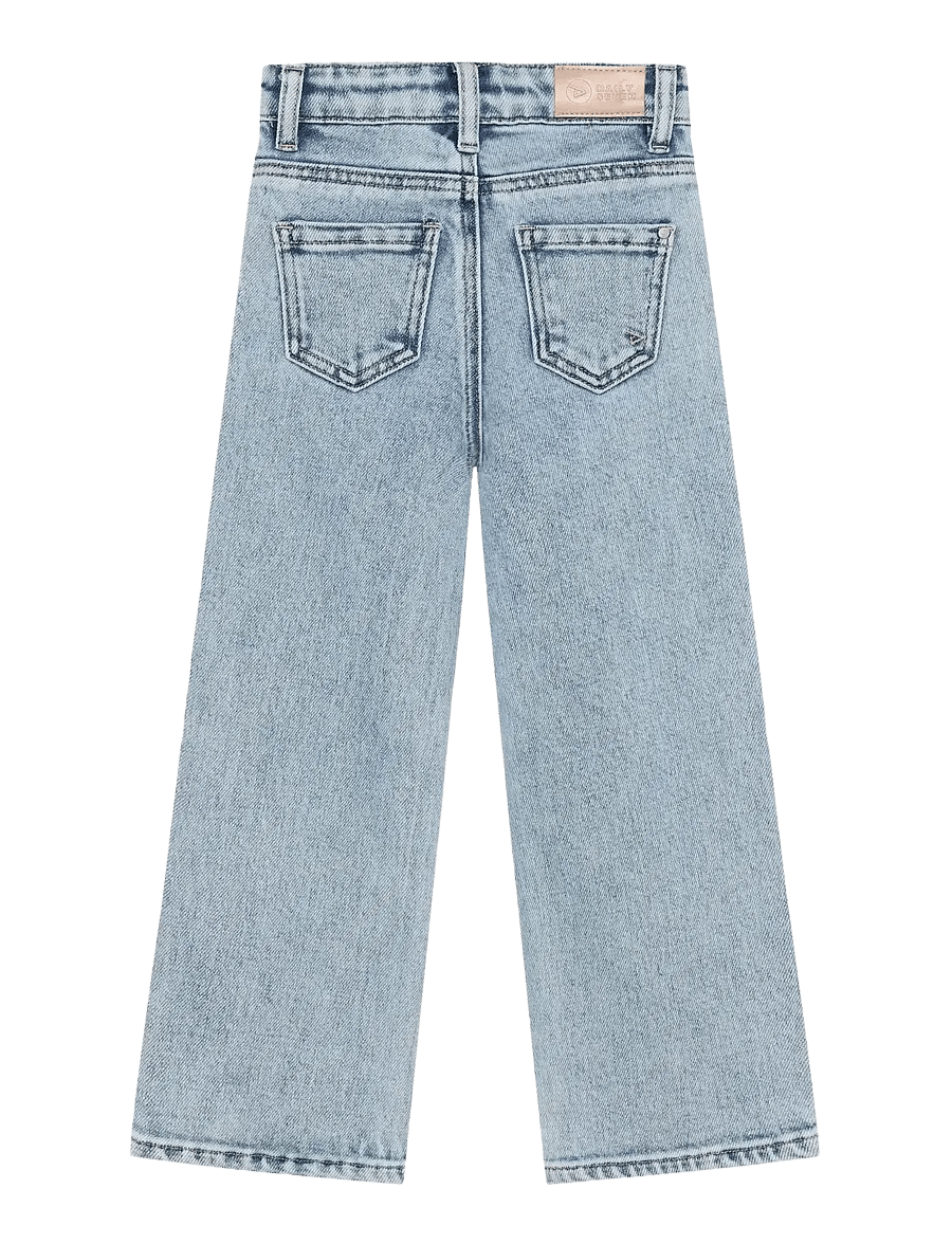 Daily 7 - Denim Wide Fit Studs - pantalons larges - blue denim - 2