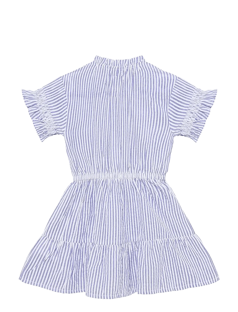 Daily 7 - Dress Stripe Ruffle - kurzärmelige freizeitkleider - lolite - 2